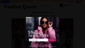 What Fashion-queen.pl website looked like in 2020 (3 years ago)