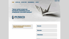 What Funico.international website looked like in 2020 (3 years ago)