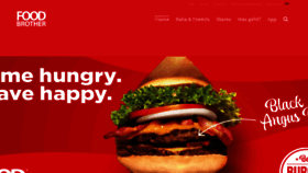 What Food-brother.com website looked like in 2020 (3 years ago)