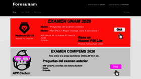 What Forosunam.com website looked like in 2020 (3 years ago)