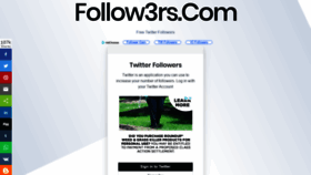 What Follow3rs.com website looked like in 2020 (3 years ago)