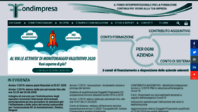What Fondimpresa.it website looked like in 2020 (3 years ago)