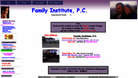 What Familyinstitute.net website looked like in 2020 (3 years ago)