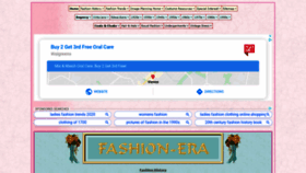 What Fashion-era.com website looked like in 2020 (3 years ago)