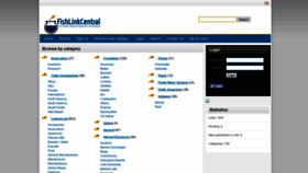 What Fishlinkcentral.com website looked like in 2020 (3 years ago)