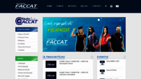 What Faccat.com.br website looked like in 2020 (3 years ago)