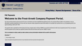 What Facpayments.com website looked like in 2020 (3 years ago)