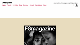 What F8mag.com website looked like in 2020 (3 years ago)