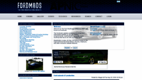 What Fordmods.com website looked like in 2020 (3 years ago)