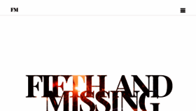 What Fifthandmissing.com website looked like in 2020 (3 years ago)