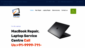What Fixmylaptop.in website looked like in 2020 (6 years ago)