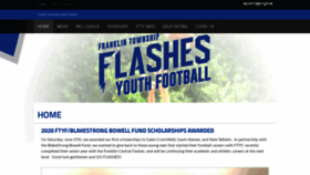 What Flashesyouthfootball.org website looked like in 2020 (3 years ago)