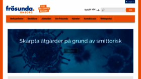 What Frosunda.se website looked like in 2020 (3 years ago)