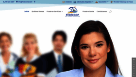 What Fedecoop.com website looked like in 2020 (3 years ago)