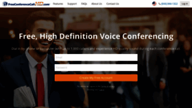 What Freeconferencecallhd.com website looked like in 2020 (3 years ago)
