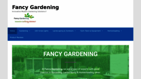 What Fancygardening.com website looked like in 2020 (3 years ago)