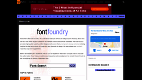 What Fontfoundry.com website looked like in 2020 (3 years ago)