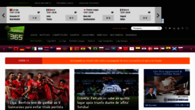What Futebol365.pt website looked like in 2020 (3 years ago)