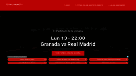 What Futbolonline.tv website looked like in 2020 (3 years ago)
