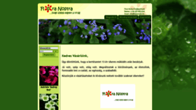 What Floranostra.hu website looked like in 2020 (3 years ago)