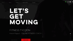 What Fitnesstycoon.in website looked like in 2020 (3 years ago)