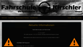 What Fahrschulekirschlergmbh.de website looked like in 2020 (3 years ago)