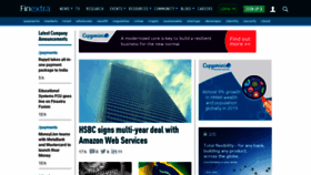 What Finextra.com website looked like in 2020 (4 years ago)