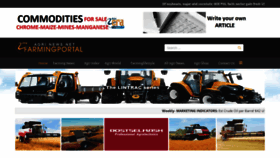What Farmingportal.co.za website looked like in 2020 (3 years ago)