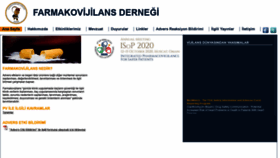 What Farmakovijilansdernegi.org website looked like in 2020 (3 years ago)