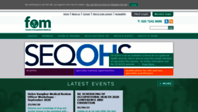 What Fom.ac.uk website looked like in 2020 (3 years ago)