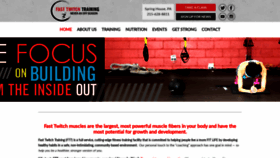 What Fasttwitchtraininginc.com website looked like in 2020 (3 years ago)