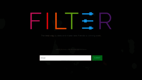 What Filterapp-0.launchrock.com website looked like in 2020 (3 years ago)