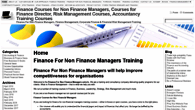 What Finance4nonfinancemanagers.com website looked like in 2020 (3 years ago)