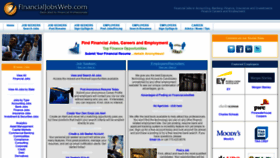 What Financialjobsweb.com website looked like in 2020 (3 years ago)