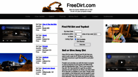 What Freedirt.com website looked like in 2020 (3 years ago)