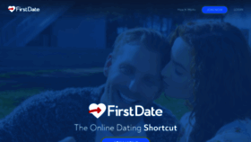 What Firstdate.com website looked like in 2020 (3 years ago)