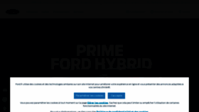 What Ford.fr website looked like in 2020 (3 years ago)