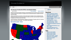 What Firearmsfreedomact.com website looked like in 2020 (3 years ago)
