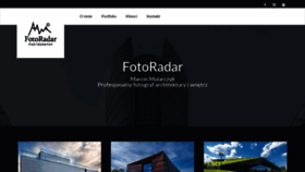 What Fotoradarmm.pl website looked like in 2020 (3 years ago)