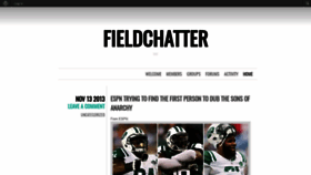 What Fieldchatter.com website looked like in 2020 (3 years ago)