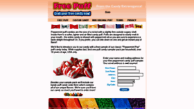 What Freepuff.com website looked like in 2020 (3 years ago)