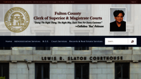 What Fultonclerk.org website looked like in 2020 (3 years ago)