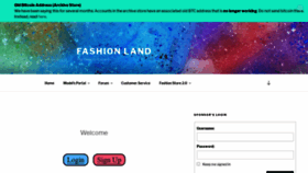 What Fashionlandagency.net website looked like in 2020 (3 years ago)