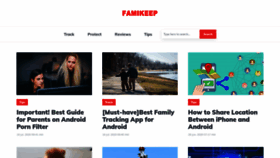 What Famikeep.com website looked like in 2020 (3 years ago)