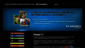What Flusse.mx website looked like in 2020 (3 years ago)