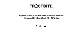 What Frostbiteco.com website looked like in 2020 (3 years ago)