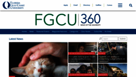 What Fgcu360.com website looked like in 2020 (3 years ago)