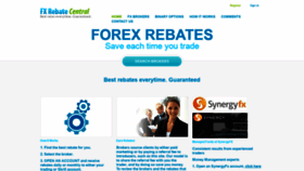 What Fxrebatecentral.com website looked like in 2020 (3 years ago)