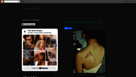 What Free-tattoo.org website looked like in 2020 (3 years ago)
