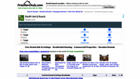 What Freerentads.com website looked like in 2020 (3 years ago)